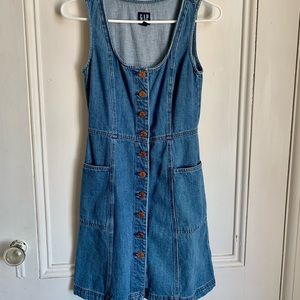 Gap Denim Button Up Jumper